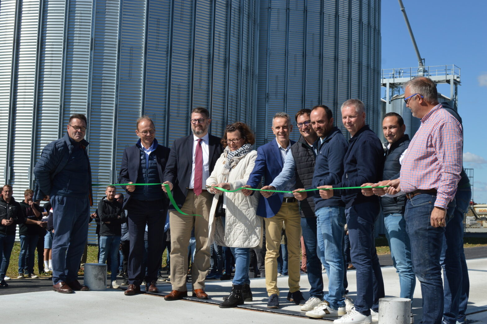 Inauguration le vendredi 13 septembre en présence notamment de Bénédicte Gardin, maire de Saint-Paul-en-Pareds et de Christophe Hogard, président de la Communauté de communes du Pays des Herbiers.